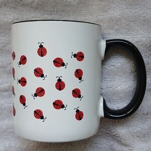 M Ware Ladybug Ceramic Coffee Mug